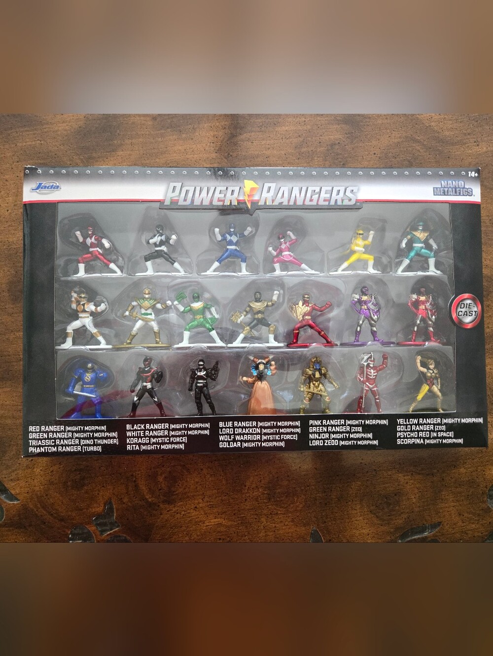 JADA POWER RANGERS NANO METALFIGS 20 PACK DIE-CAST NIB